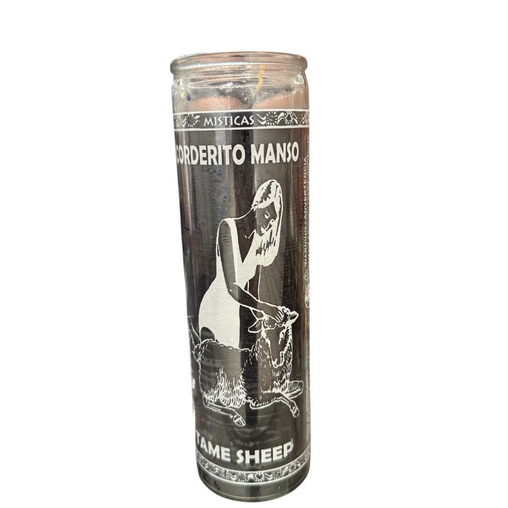 Tame sheep 7 days candle/ vela corderito manso 7 días